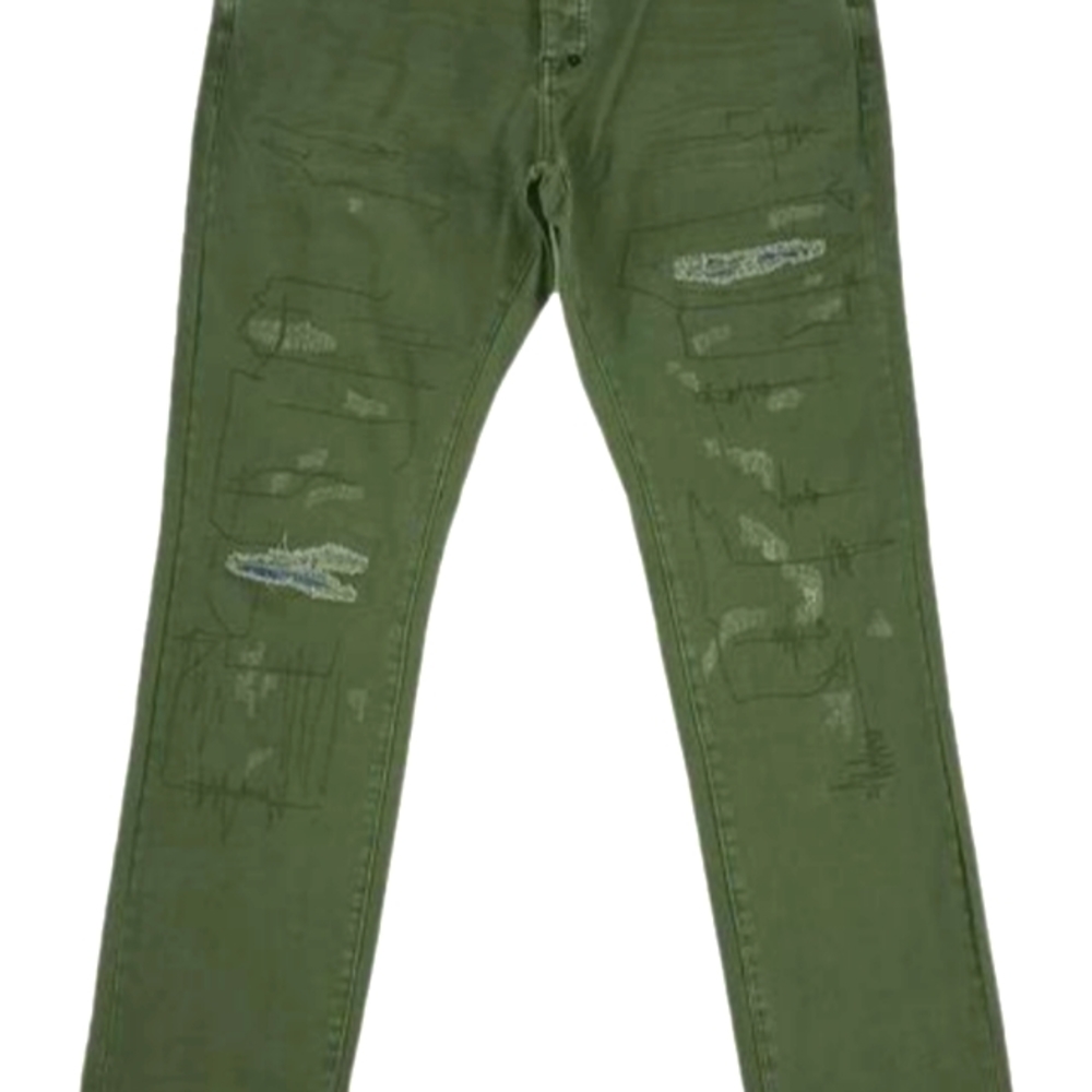 PRPS Rugged Green Lifestyle Jeans